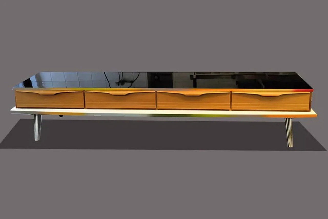 Low sideboard with 4 drawers