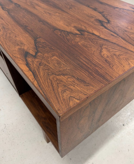 Vintage Danish Executive Desk In Rosewood, 1960S