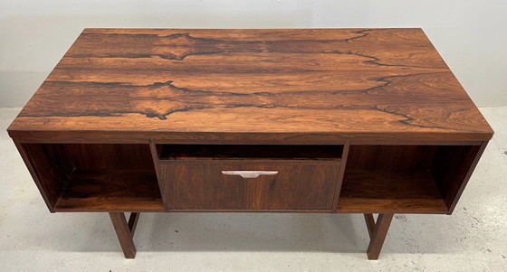 Image 1 of Vintage Danish Executive Desk In Rosewood, 1960S