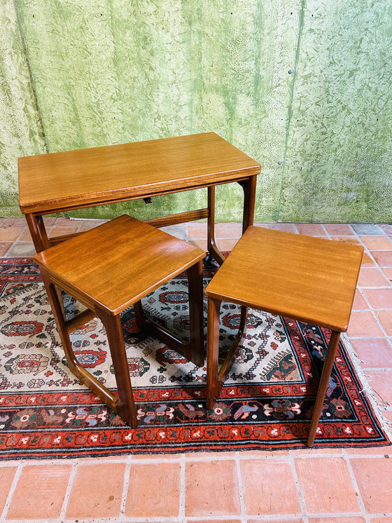 Image 1 of Mid century retro vintage teak coffee table by McIntodh 1960