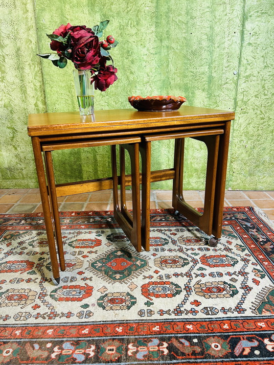 Image 1 of Mid century retro vintage teak coffee table by McIntodh 1960