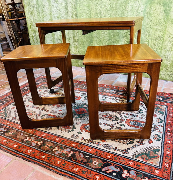 Image 1 of Mid century retro vintage teak coffee table by McIntodh 1960