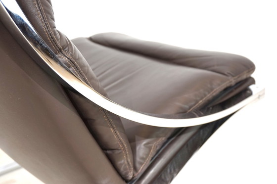 Image 1 of Paul Tuttle Zeta leather armchair for Strässle International