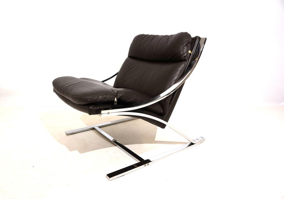 Image 1 of Paul Tuttle Zeta leather armchair for Strässle International