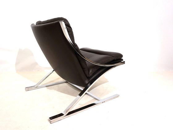 Image 1 of Paul Tuttle Zeta leather armchair for Strässle International