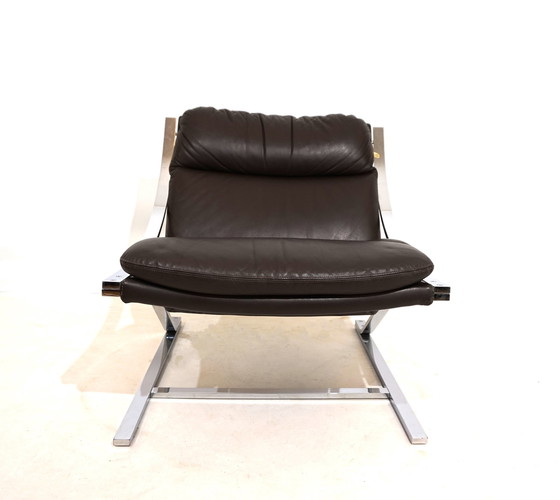 Image 1 of Paul Tuttle Zeta leather armchair for Strässle International