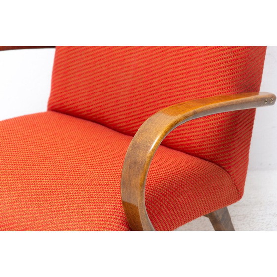 Image 1 of Pair of mid century beech wood armchairs by Jaroslav Šmídek, Czechoslovakia 1970s