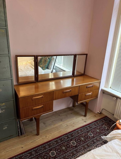 Mid - Century modern teak wooden dressing table