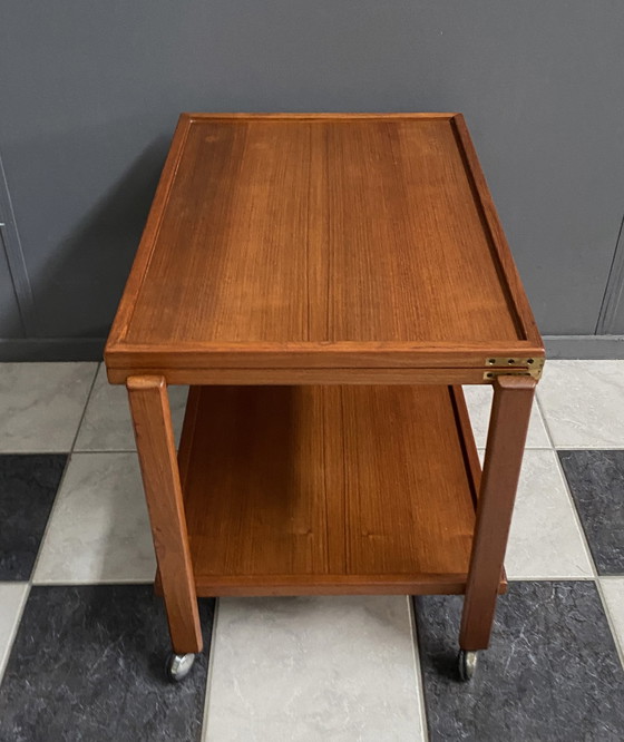 Image 1 of Teak serving trolley / sidetable 1960s 