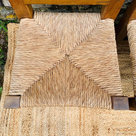 Image 1 of Set of 4 vintage oak chairs