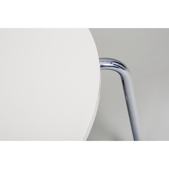 Image 1 of Tavolino da caffè vintage bianco e nero di Kovona, Cecoslovacchia 1950