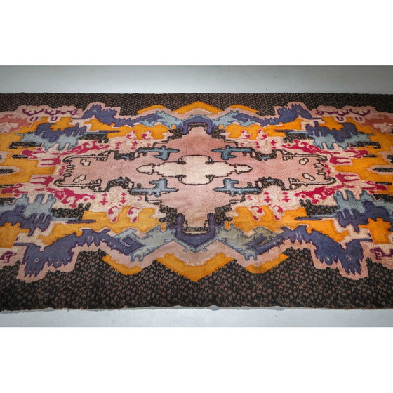 Image 1 of Vintage hand-woven tuchinsky tapestry, Turkey 1950