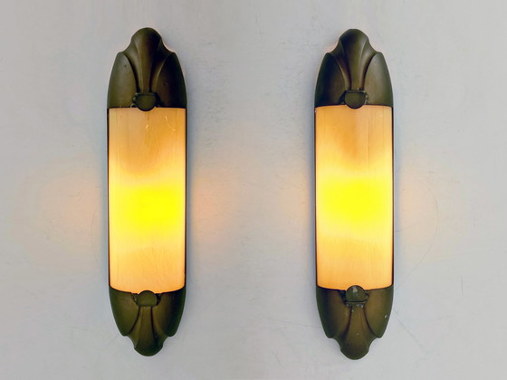 Image 1 of wall lamps art deco