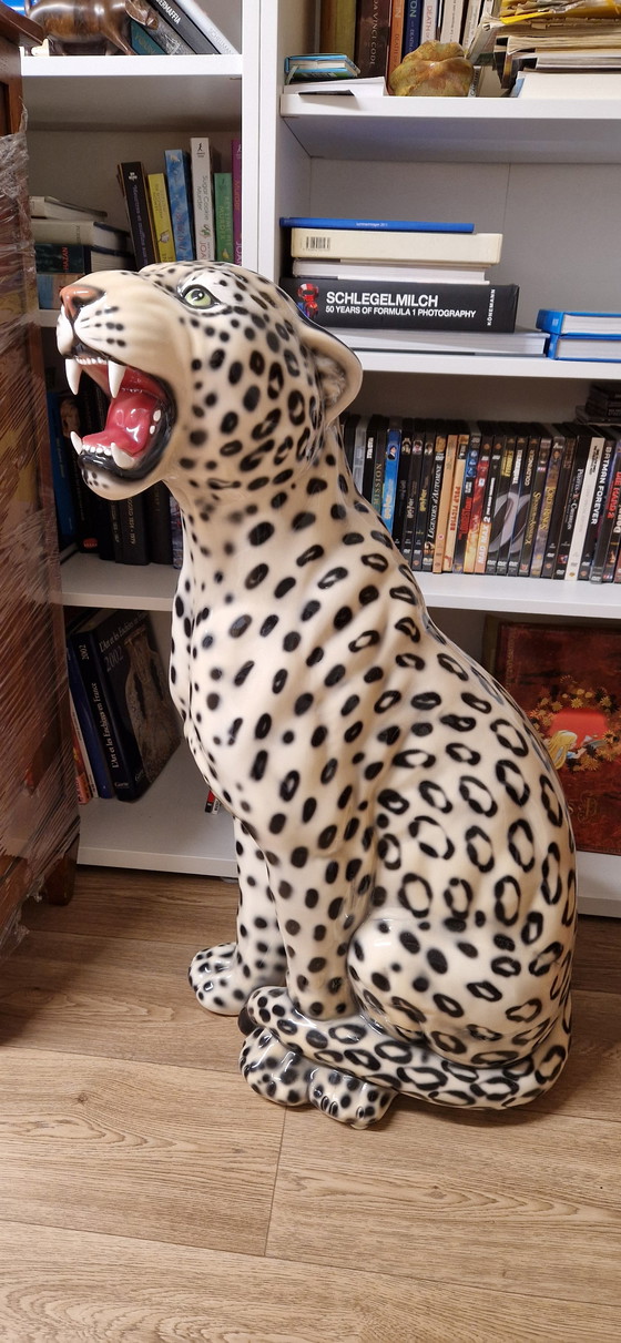 Image 1 of Ceramic leopard