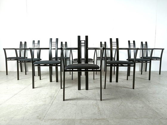 Image 1 of 10x Postmodern Italian dining chairs