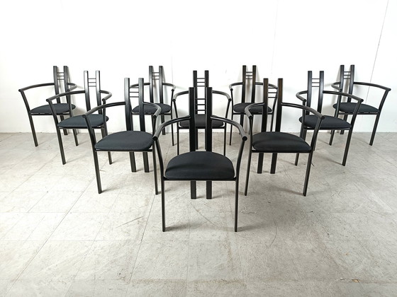 Image 1 of 10x Postmodern Italian dining chairs