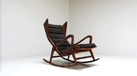 Image 1 of Rocking chair by Cassina model 572, 1950's