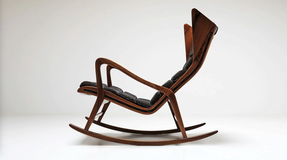 Image 1 of Rocking chair by Cassina model 572, 1950's