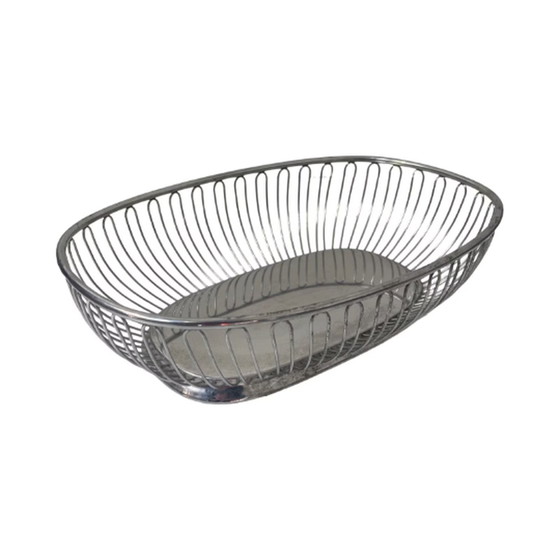 Image 1 of Alfra Alessi - Oval shaped - Bread basket / bonbon plate - Stainless steel