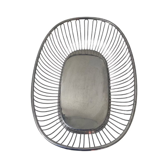 Image 1 of Alfra Alessi - Oval shaped - Bread basket / bonbon plate - Stainless steel