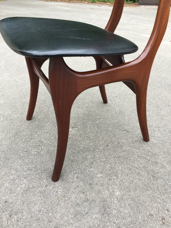 Image 1 of 4x chair teak 50s