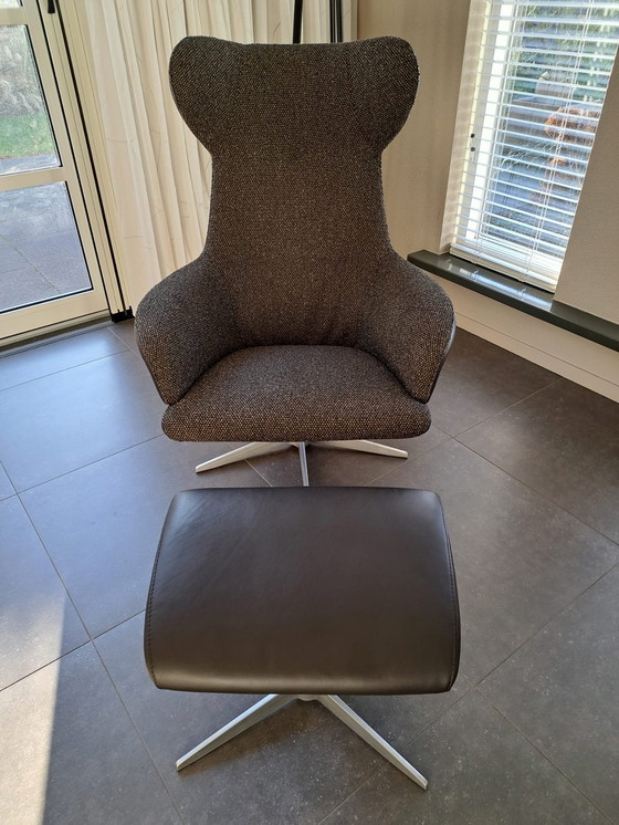 Image 1 of Gealux Recliner + Hocker Lidia Design