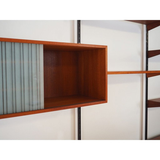 Teak system bookcase, Danish design, 1960s, production: Denmark