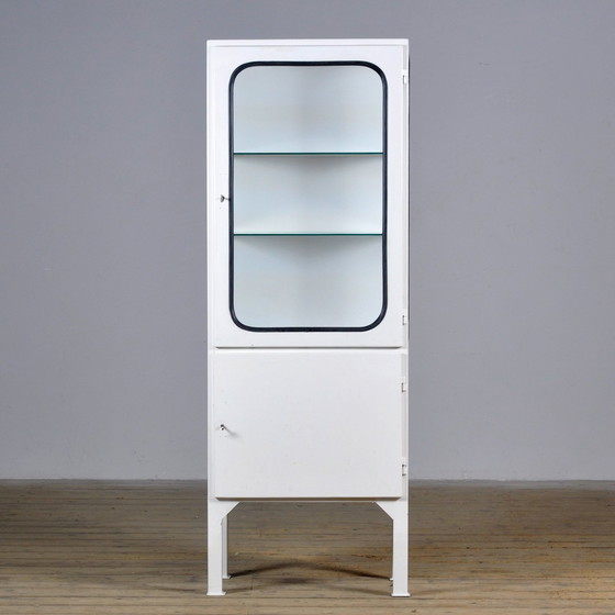 Image 1 of Vintage Iron Medical Cabinet, 1970’S