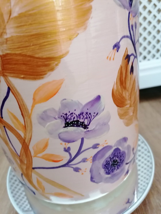 Image 1 of Hand-painted Vase, Artist Evalien Ritmeester