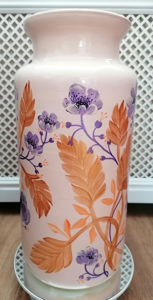 Hand-painted Vase, Artist Evalien Ritmeester