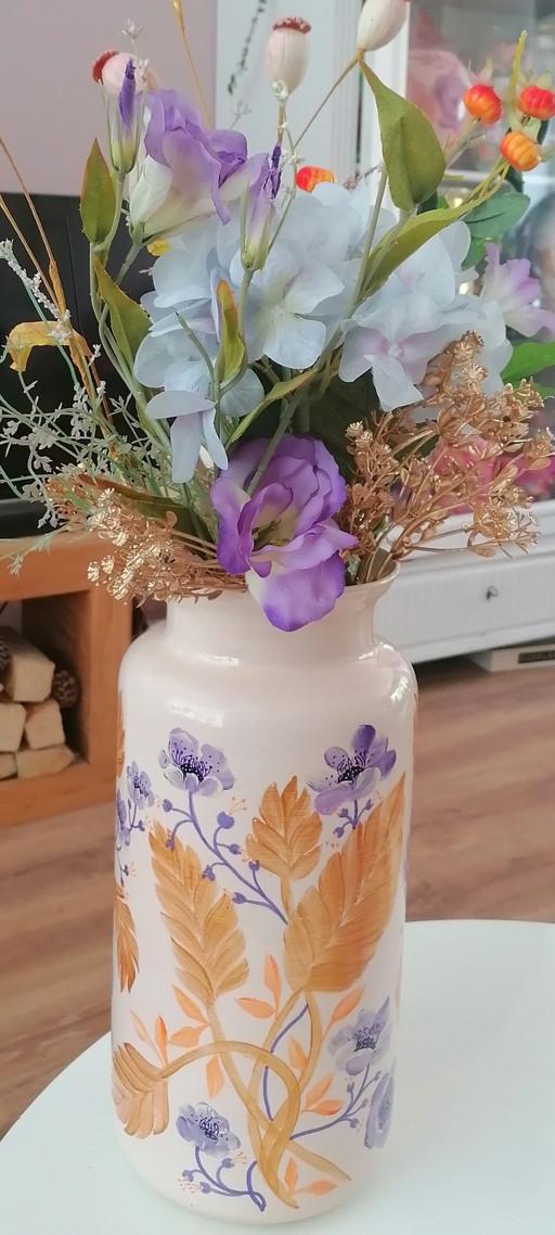 Hand-painted Vase, Artist Evalien Ritmeester