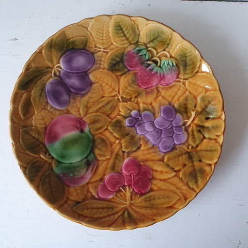 Sarreguemines Ceramic Plate 30Cm