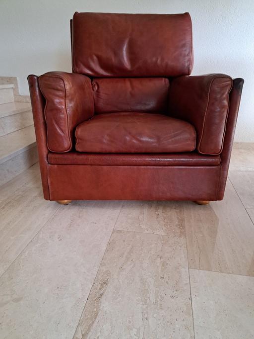 Baxter Armchair With Side Compartments