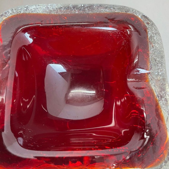 Image 1 of Pair of vintage Murano glass ashtrays, Italy 1970s