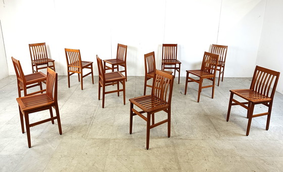 Image 1 of 12x Molteni Milano Chairs by Aldo Rossi