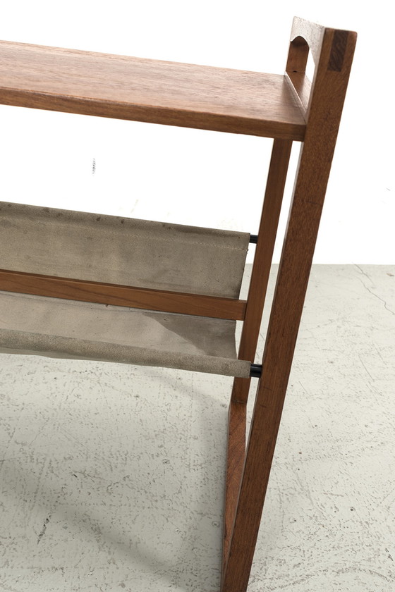 Image 1 of Kai Kristiansen side table with magazine holder