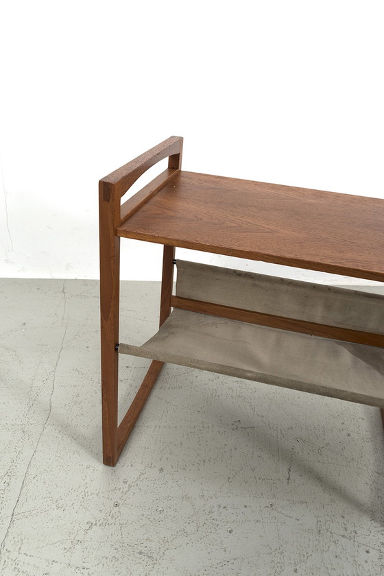 Image 1 of Kai Kristiansen side table with magazine holder