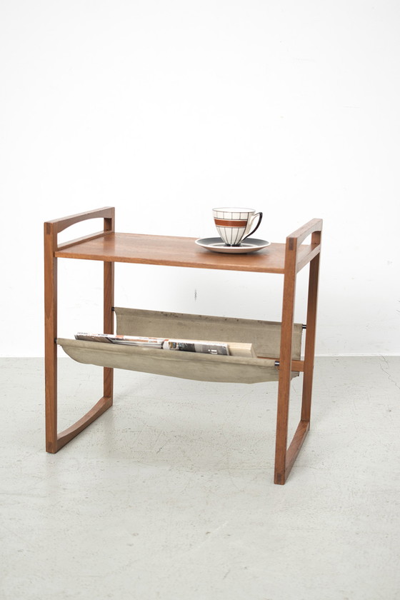 Image 1 of Kai Kristiansen side table with magazine holder