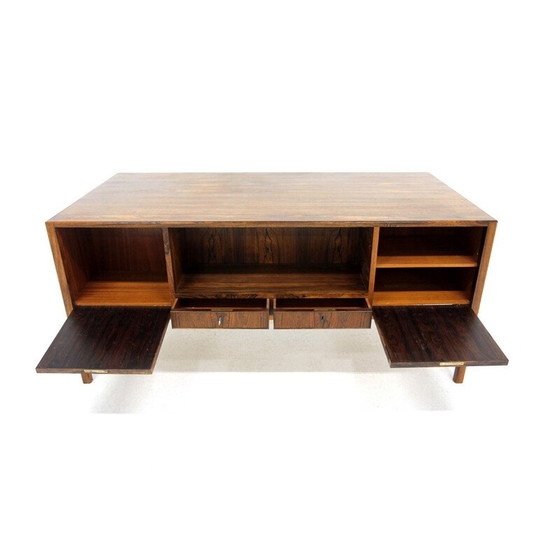 Image 1 of Scandinavian vintage rosewood desk by Ole Wanscher for A.J Iversen, Denmark 1950