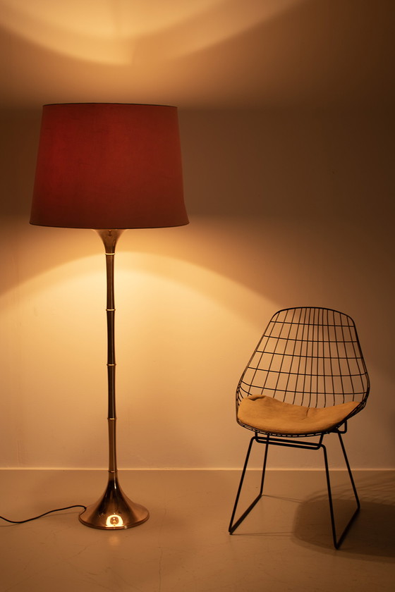 Image 1 of Lampada da terra vintage Ingo Maurer &#39;Bamboo&#39;