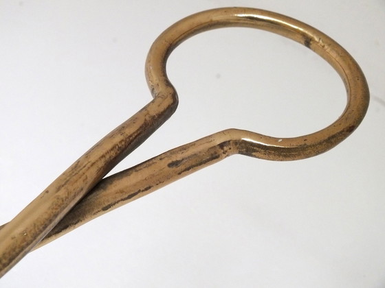 Image 1 of Attribuito a Ciani Florence Atelier Produzione Attribuita Anni 80' Elegante Applique in Ottone e Bronzo