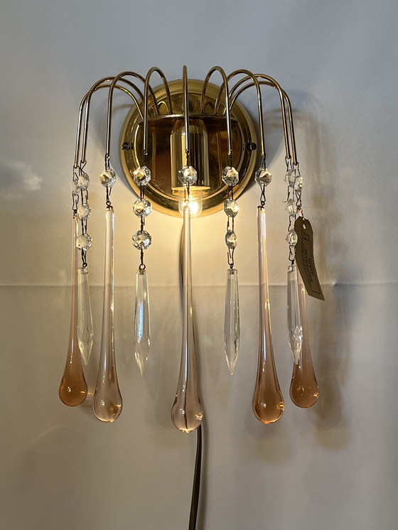 Image 1 of 2x lampade da parete vintage a goccia