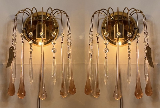 Image 1 of 2x lampade da parete vintage a goccia