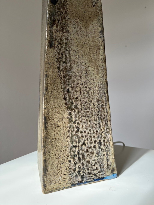 Xxl Unique Danish Table /Floor Lamp /Lamp Base Stoneware Ceramic Vintage