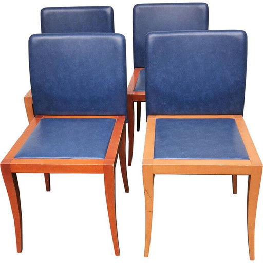 Vintage chair in solid wood by Didier Gomez for Ligne Roset