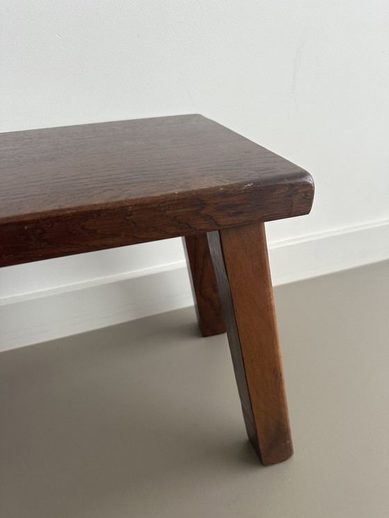 Image 1 of Tavolini laterali Mimi Nesting Brutalist Vintage in rovere massello 