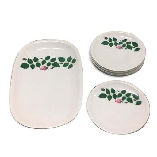 Vintage dessert set model 23 for Arzberg, 1970