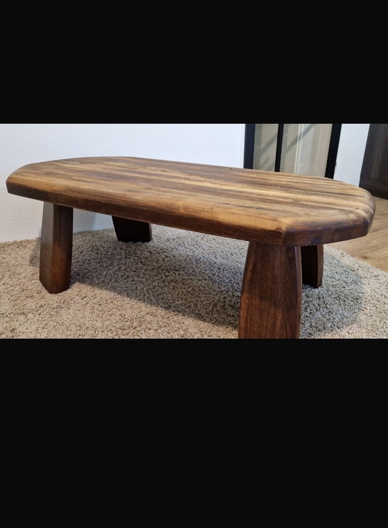 Image 1 of Sturdy Solid Antique Oak Coffee Table