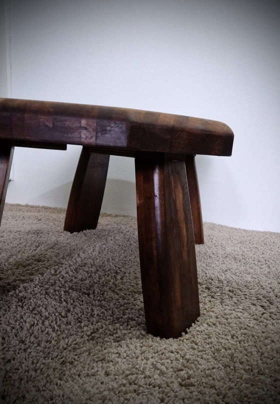 Image 1 of Sturdy Solid Antique Oak Coffee Table