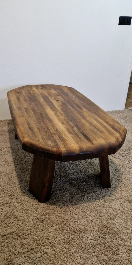 Image 1 of Sturdy Solid Antique Oak Coffee Table